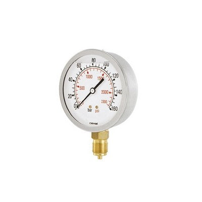 MANOMETRO ATTACCO RADIALE DM 50 - 1/4" Misura: 16 bar