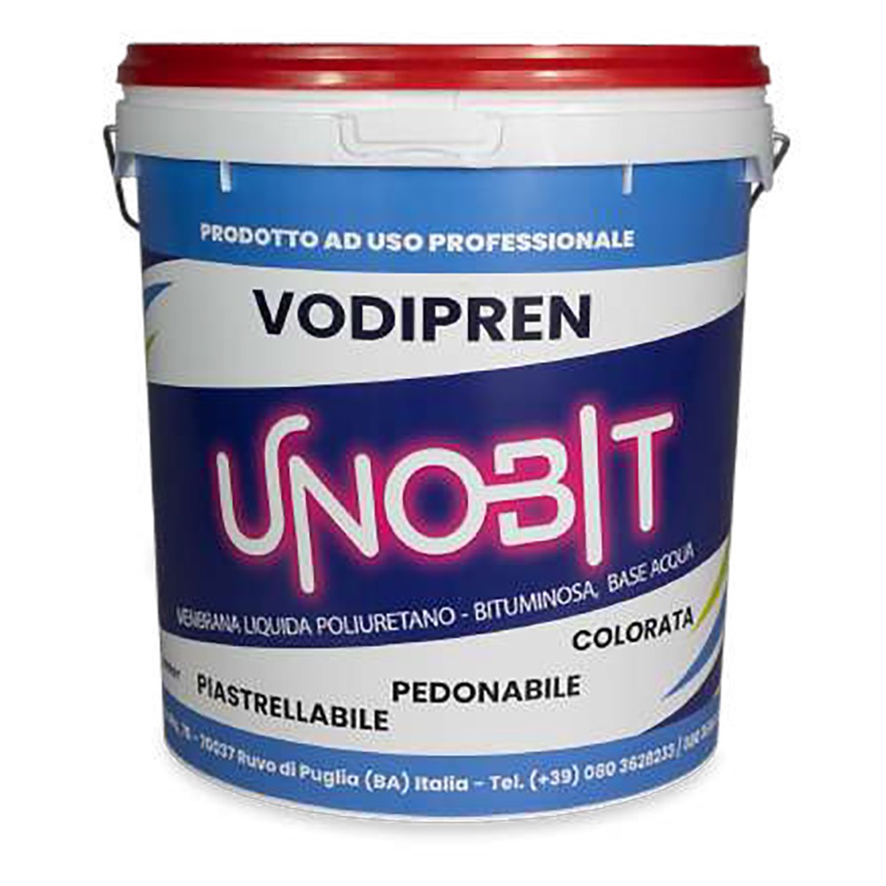 MEMBRANA LIQUIDA POLIFUNZIONALE COLORATA 'VODIPREN UNOBIT' kg. 5 - grigia