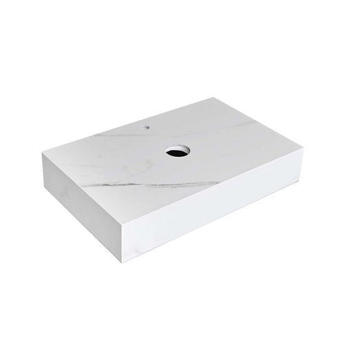 MENSOLA PER LAVABO SUBLIME H. 15 CM Misura: Calacatta Africa Lucido 50x80