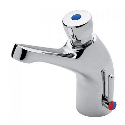 MISCELATORE LAVABO CON ARRESTO TEMPORIZZATO SERIE CLASSICA Misura: Cromo