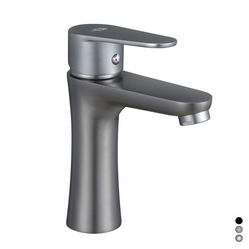 MISCELATORE MONOCOMANDO LAVABO SERIE LIZZY Misura: Nichel Nero Spazzolato