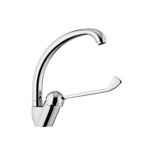 MISCELATORE MONOCOMANDO LAVELLO BOCCA ALTA GIR. LEVA CLINICA EPIC Misura: Cromo