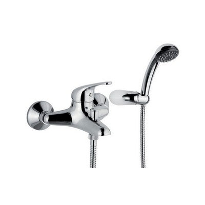 MISCELATORE MONOCOMANDO VASCA C/SUPPORTO A SNODO LINEA EPIC Misura: Cromo