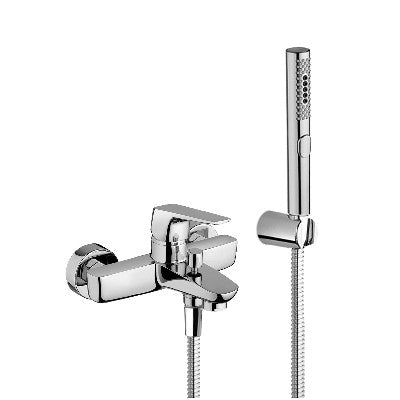 MISCELATORE MONOCOMANDO VASCA CON ACCESSORI SPARTACO Misura: Cromo