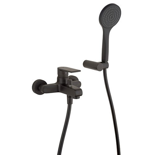 MISCELATORE MONOCOMANDO VASCA ESTERNO + DOCCETTA LAGUNA Misura: Nero Opa Leva Nera+Leva Aranci