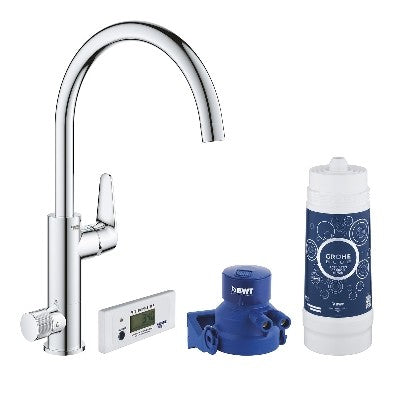 MISCELATORE PER LAVELLO BLUE PURE BAUCURVE CON SISTEMA FILTR. ACQUA Misura: Cromo
