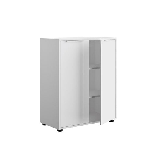 MOBILE 2A CM.72X35X87H BIANCO/BIANCO LUC.
