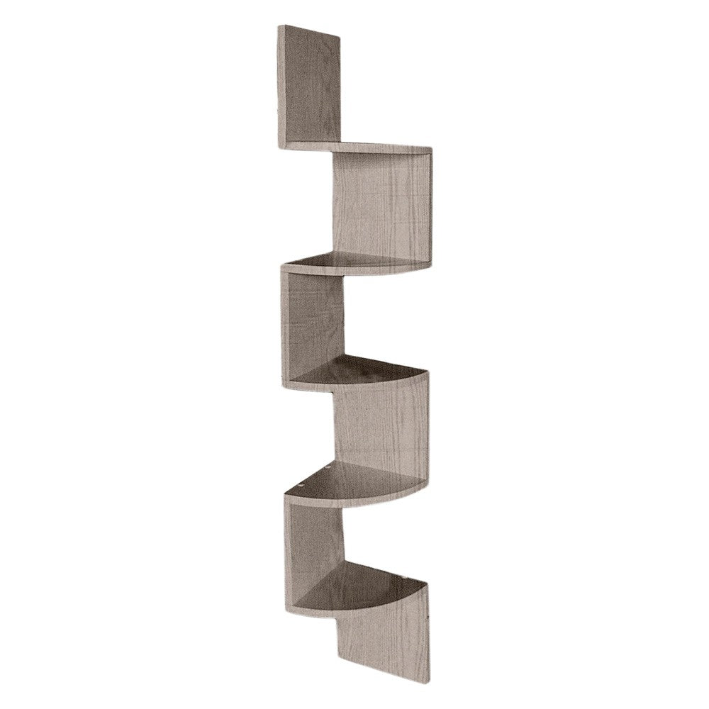 MOBILE ANGOLARE DA PARETE col. rovere