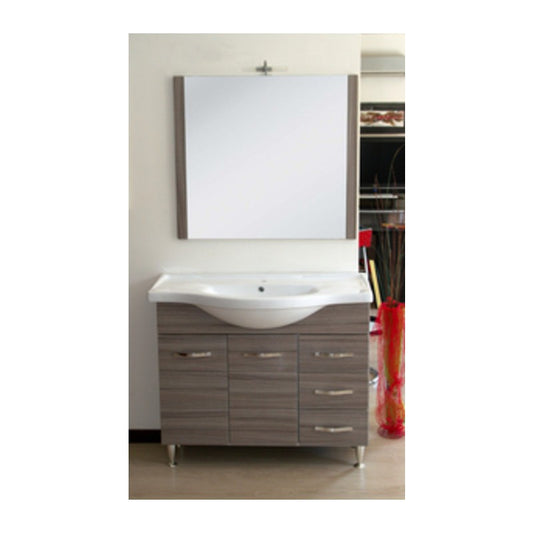 MOBILE BAGNO ANTONELLA 2 ANTE + 3 CASS 105 PALISSANDRO