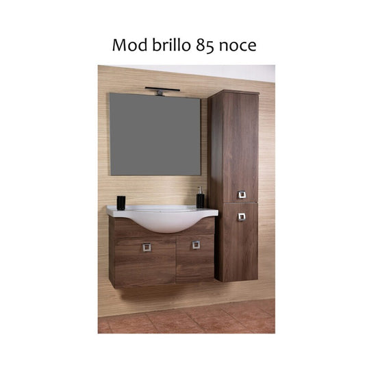MOBILE BAGNO BRILLO 85 SOSPESO NOCE