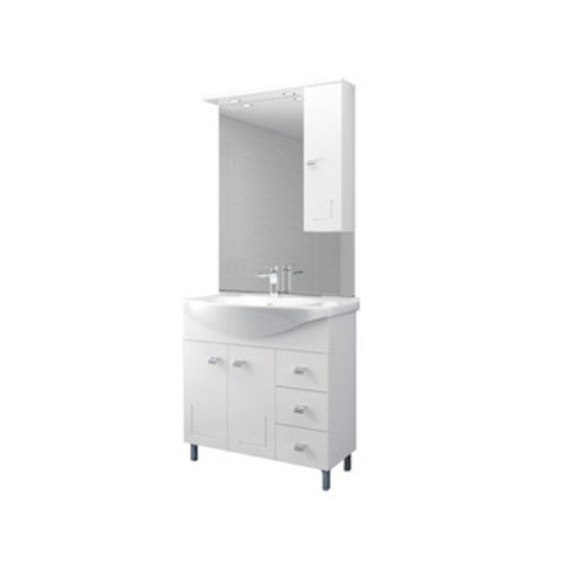 MOBILE BAGNO EVA  85 COMPLETO BIANCO