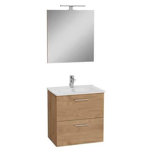 MOBILE BAGNO 'MIA' base cm. 57,5 x 37,8 x 59,6 - golden oak