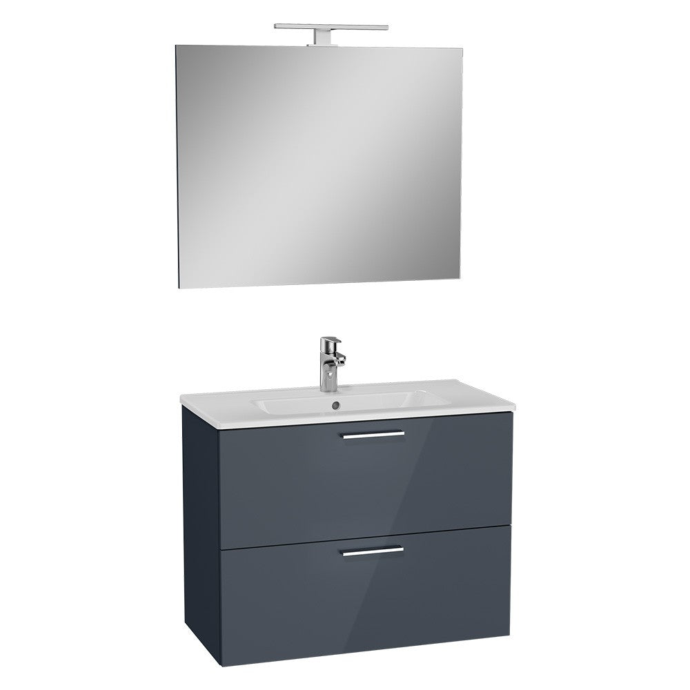 MOBILE BAGNO 'MIA' base cm. 77,5 x 37,8 x 59,6 - antracite