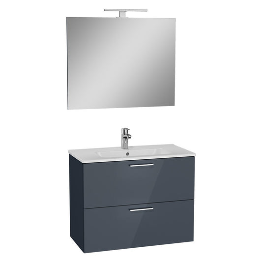 MOBILE BAGNO 'MIA' base cm. 77,5 x 37,8 x 59,6 - antracite