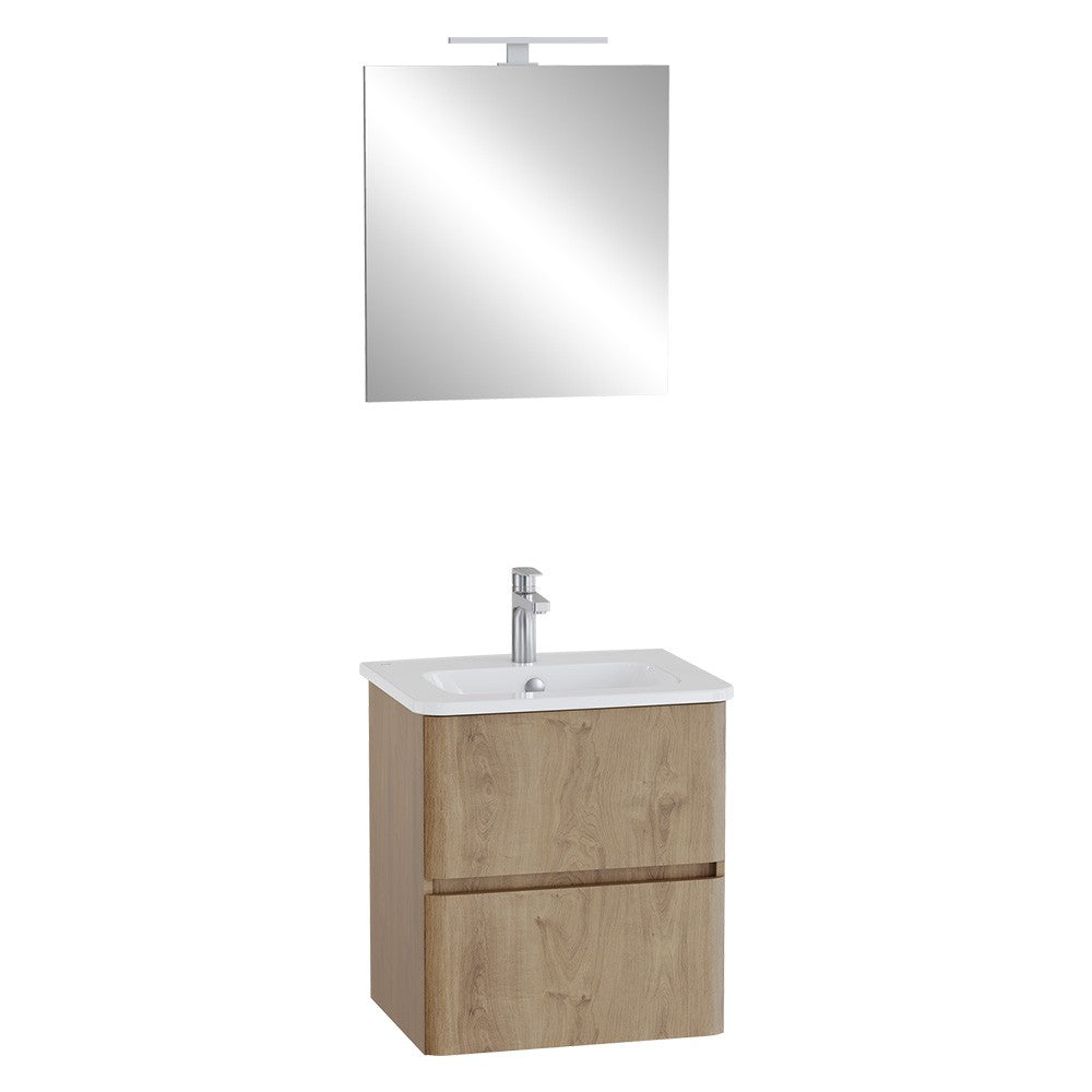 MOBILE BAGNO 'MIA ROUND PLUS' base cm. 56,5 x 44,8 x 62,5 - golden oak