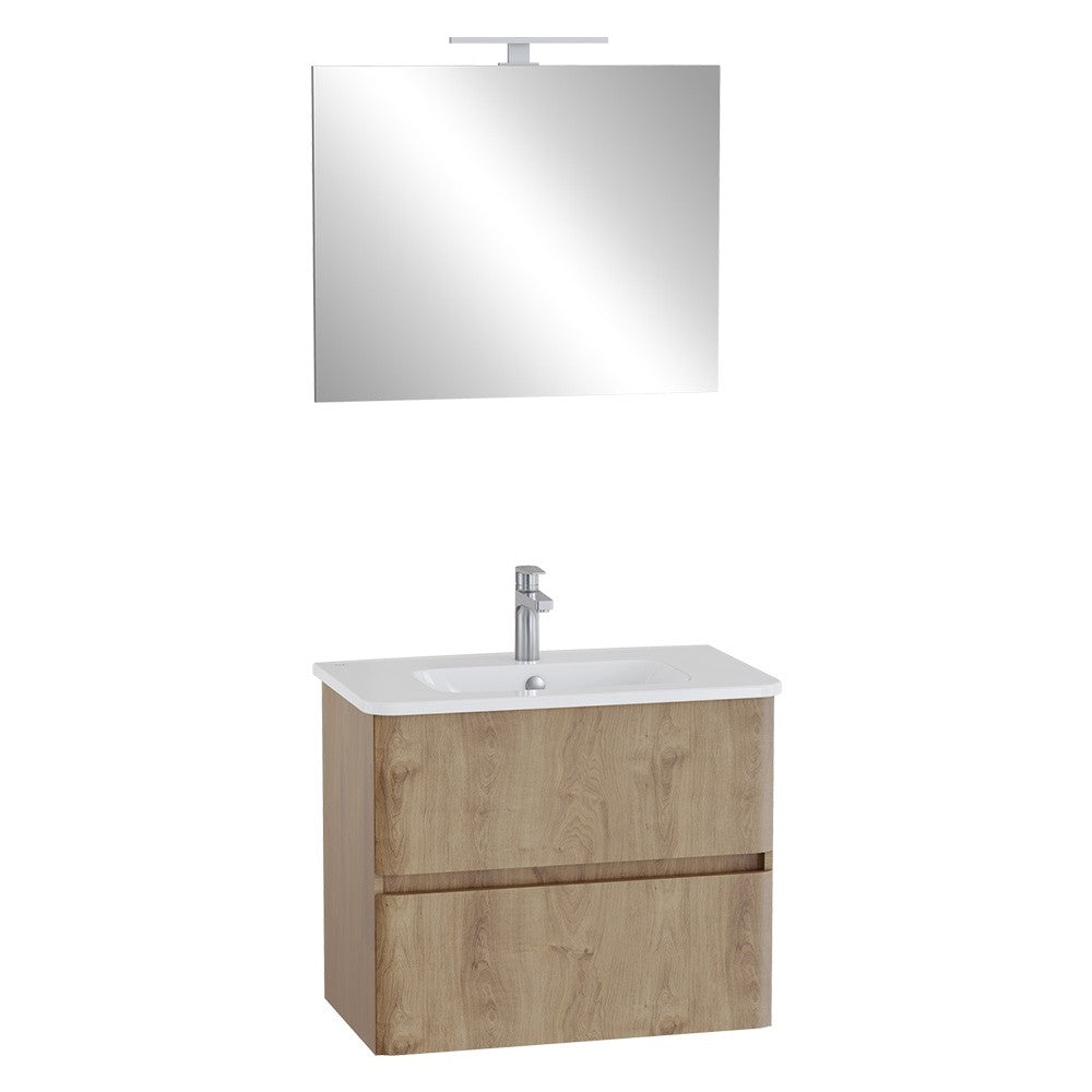 MOBILE BAGNO 'MIA ROUND PLUS' base cm. 75 x 44,5 x 62,5 - golden oak