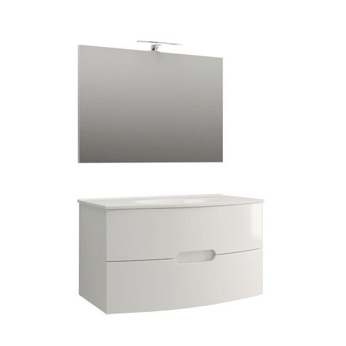 MOBILE BAGNO SOSPESO COMPLETO TIME Misura: Rovere Tabacco L. 74 cm