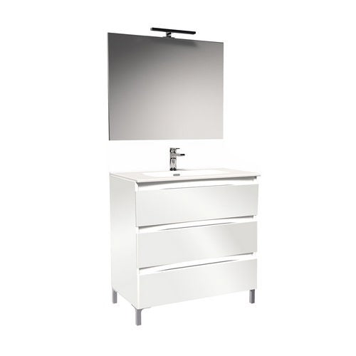 MOBILE BAGNO VALENCIA L. 100 CM Misura: Rovere Naturale