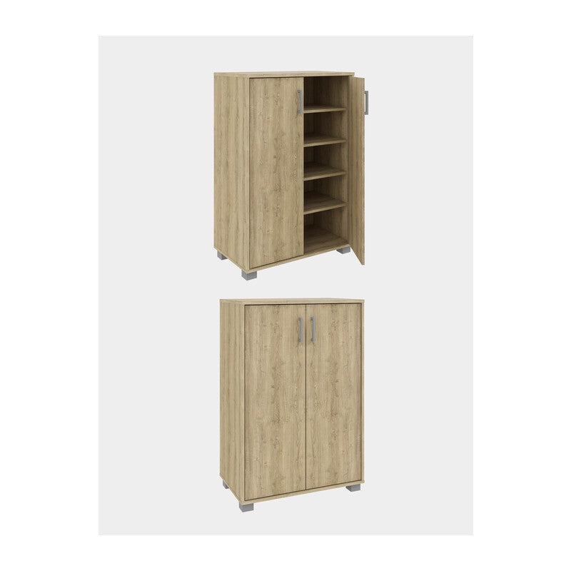 MOBILE BASSO 2A MULTIUSO 60X35X90 CM OLMO