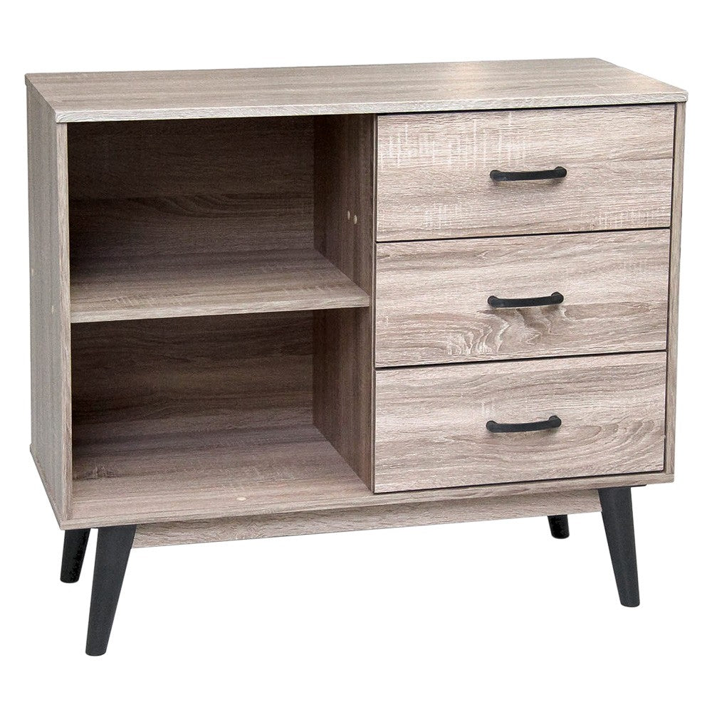 MOBILE CON CASSETTI LINEA 'AURA' col. rovere naturale