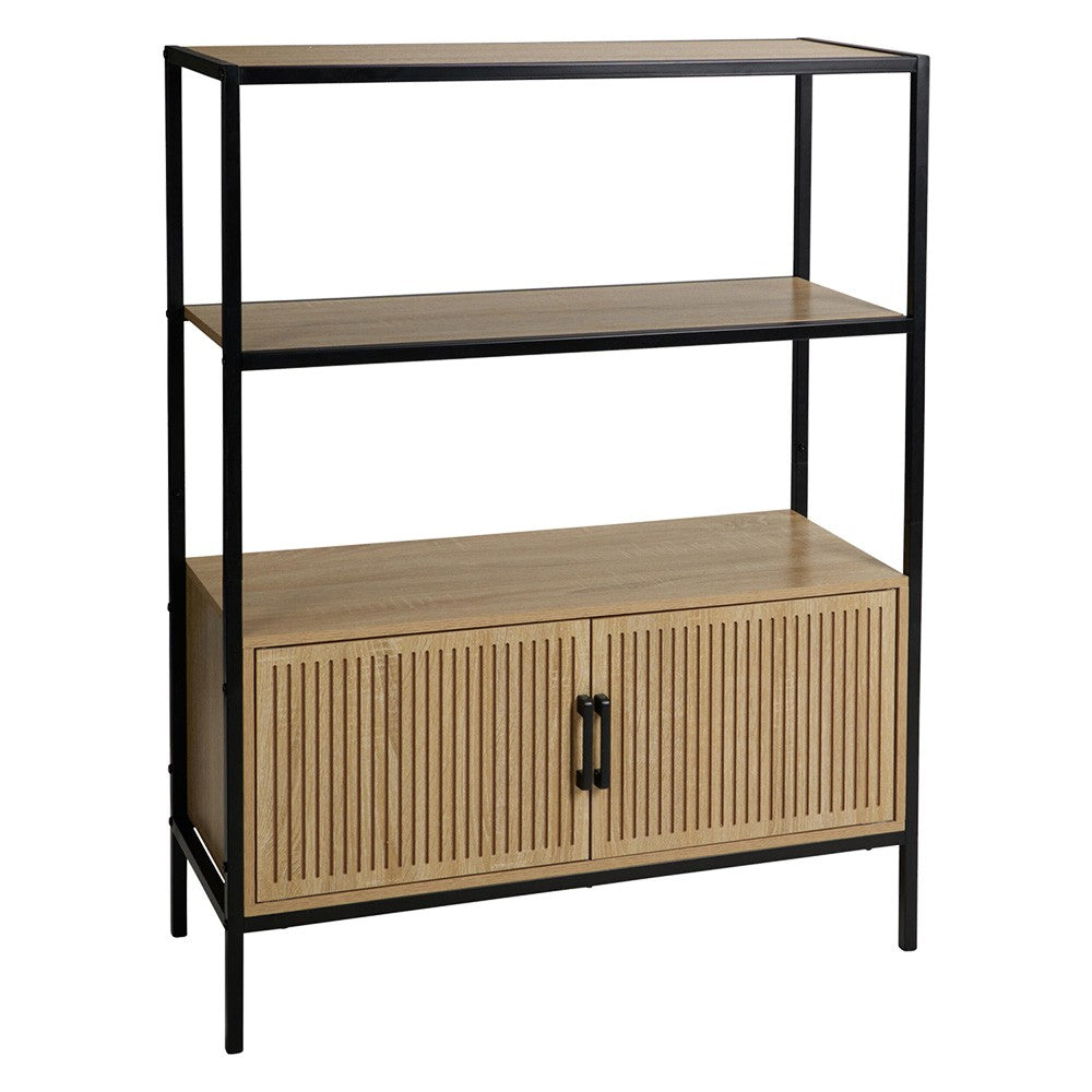 MOBILE CON RIPIANI IN LEGNO cm. 33 x 83 x h.105 - 3 livelli