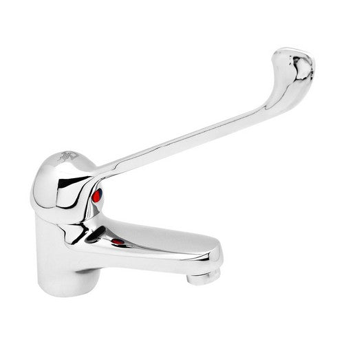 MONOCOMANDO LAVABO CON LEVA CLINICA SERIE INES (Hydrall) Misura: Cromo