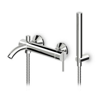 MONOCOMANDO VASCA DOCCIA ESTERNO C/ACCESSORI SERIE ZXS Misura: Cromo