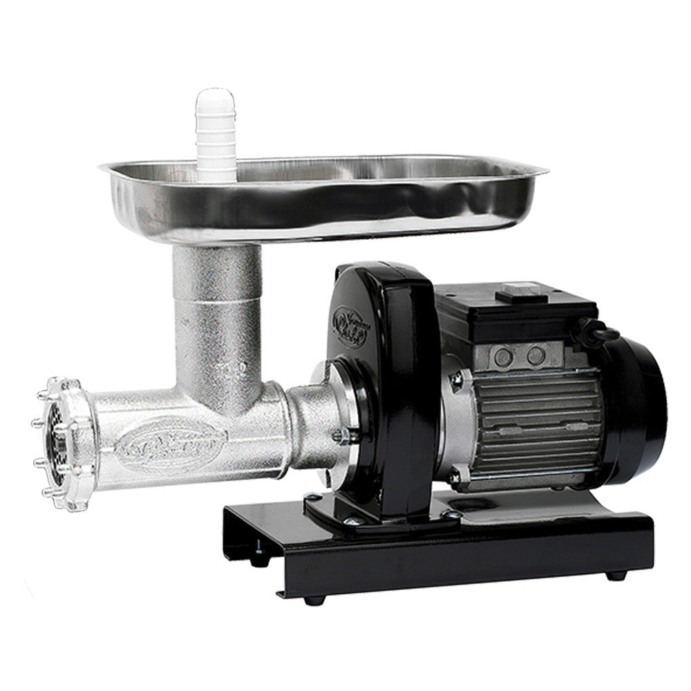 MOTORIDUTTORE CON TRITACARNE 'PAVI' SM22 400 W - HP 1,0 - con piastra 22, 65 fori 6 mm