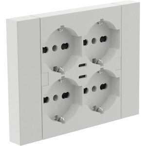 MULTIPRESA INCASSO QUADRA 4 P BIP.SCH + 2 USBC BCA