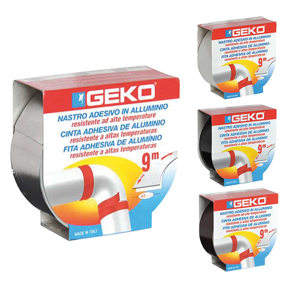 NASTRO ADESIVO IN ALLUMINIO 'SMOKE' mm. 40 x 9 mt - col. marrone