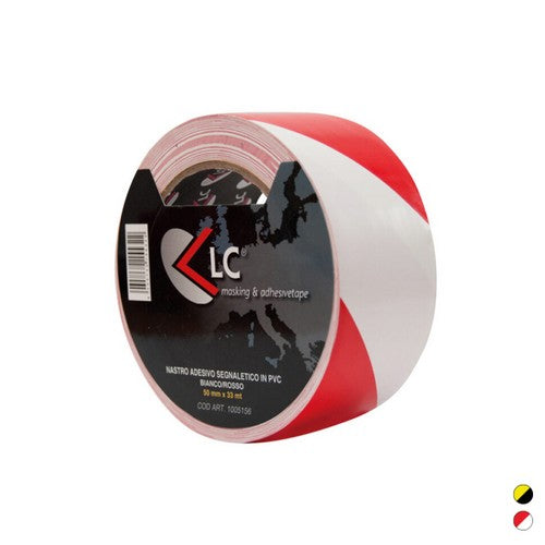 NASTRO ADESIVO SEGNAL PVC Misura: mm 50 x mt 33 Giallo/Nero