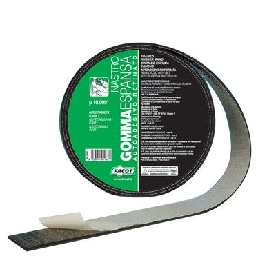 NASTRO GOMMA ESPANSA RETINATO Misura: H 50 mm x 10 m