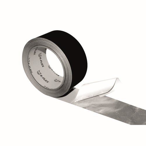 NASTRO IN ALLUMINIO COLORATO NERO ALU BLACK CW Misura: 50 mm x 50 mt sp30