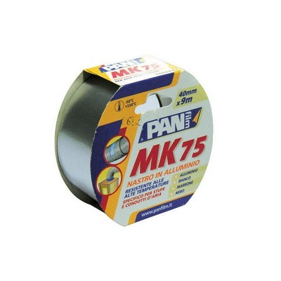 NASTRO IN ALLUMINIO PER ALTE TEMPERATURE MK 75 Misura: 40 mm x 9 mt