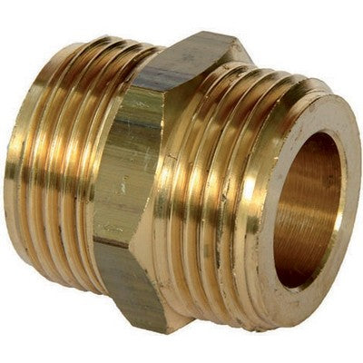 NIPPLE IN OTTONE PER TUBI GAS E ACQUA Misura: 1/2