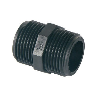 NIPPLE IN PP NERO Misura: 2"