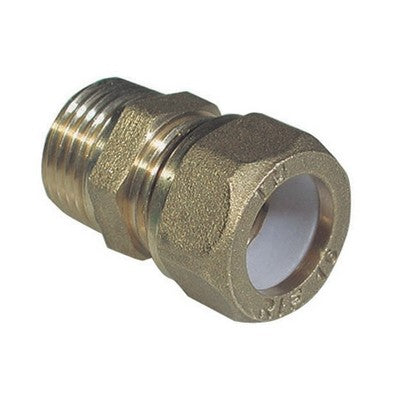 NIPPLE MASCHIO BICONO PER RAME CON OGIVA TEFLON TIEMME Misura: 3/4 x 18