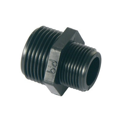NIPPLES RIDOTTO IN PP NERO Misura: 1"X3/4"