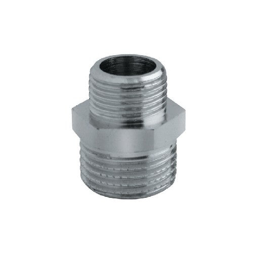 NIPPLES RIDOTTO OTTONE CROMATO Misura: 1/8 x 1/4