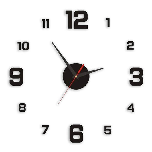 OROLOGIO ADESIVO DA PARETE Ø 50 cm