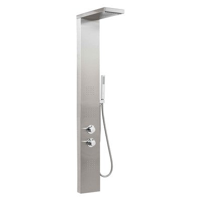 PANNELLO DOCCIA MOD. MANHATTAN PLUS CON MISCELATORE TERMOSTATICO Misura: Cromo satinato