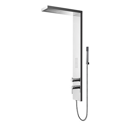 PANNELLO DOCCIA MULTIFUNZIONE MOD. MELEDA Misura: Acciaio inox lucidato