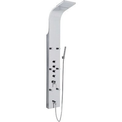 PANNELLO DOCCIA MULTIFUNZIONE MOD. NIAGARA INOX LUCIDO Misura: Acciaio inox lucidato
