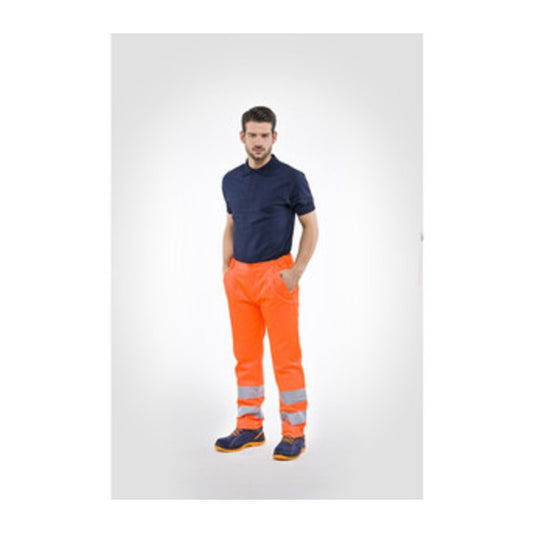 PANTALONE ALTA VISIBILIT ARANCIO TG.  L