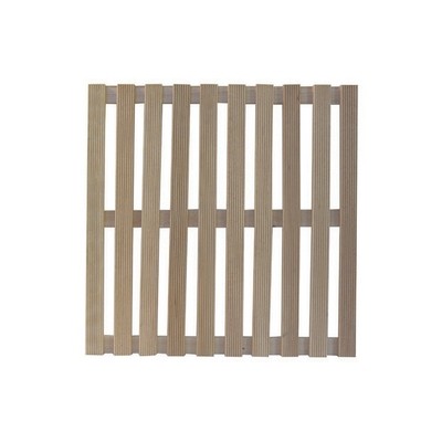 PEDANA DOCCIA IN LEGNO QUADRATA Misura: cm 57 x 57