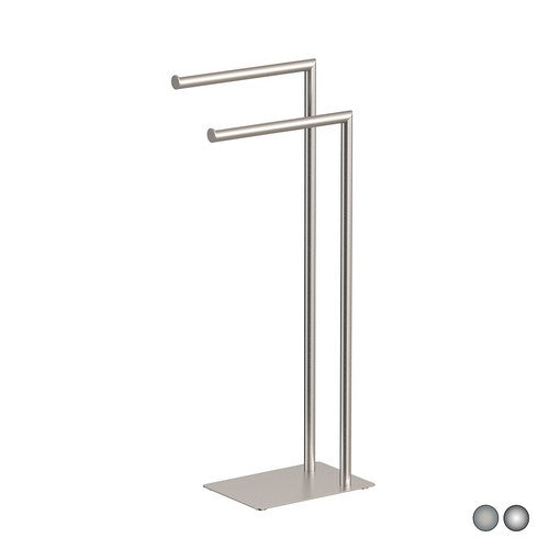 PIANTANA PORTA ASCIUGAMANI POSEIDON Misura: Spazzolato cm 18 x h.77,2x33,5
