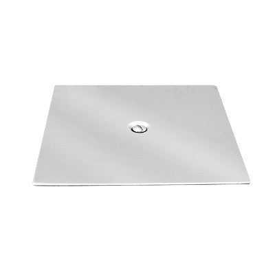 PIASTRA IN ACCIAIO QUADRATA Misura: 150 X 150 mm