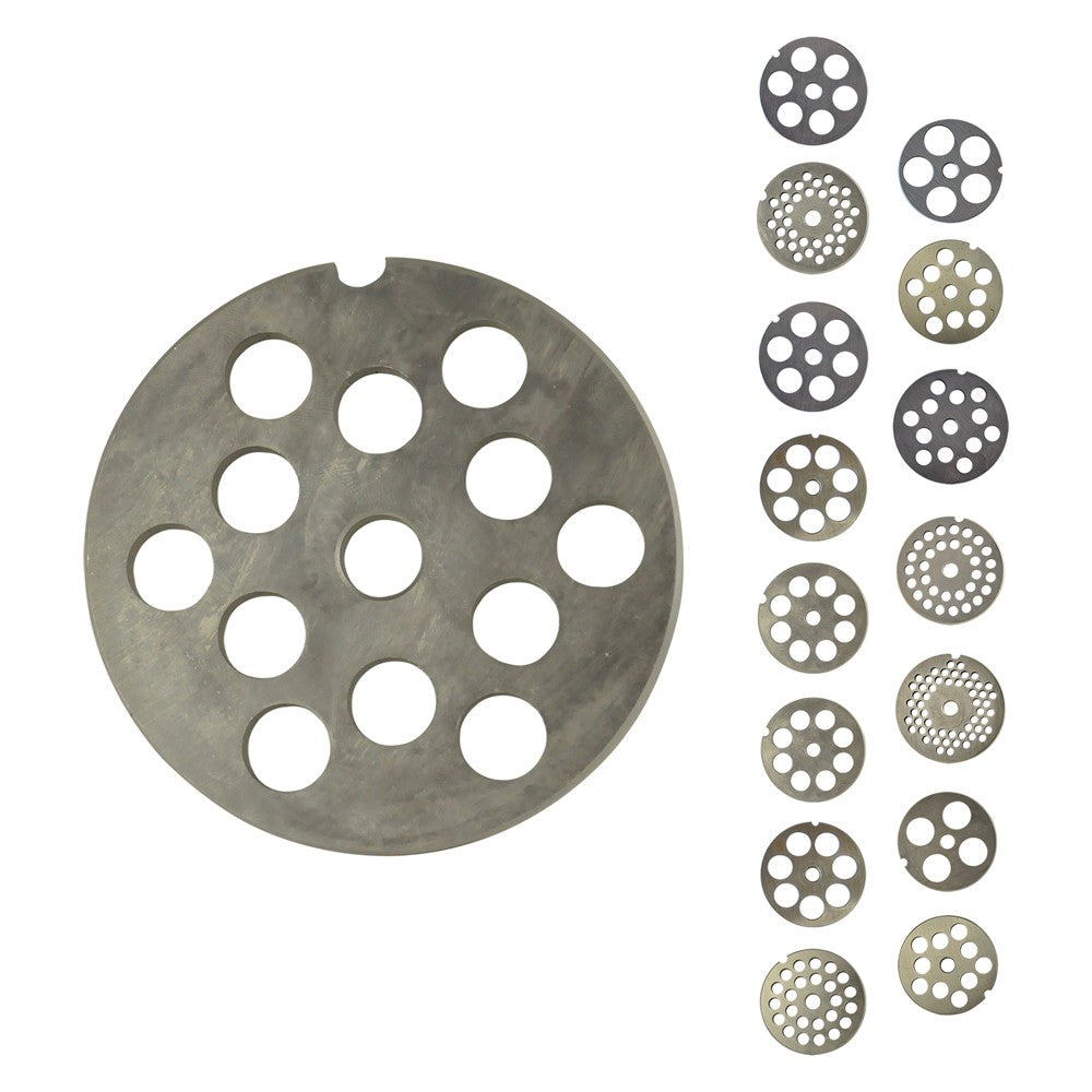 PIASTRA PER TRITACARNE Per n.22 - 10 fori da 14 mm.