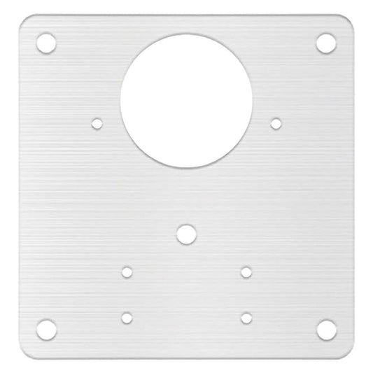 PIASTRA RIPARAZIONE ANTE 'JOLLY' mm 90 x 90 - sp. 0,8 - foro Ø 35 mm