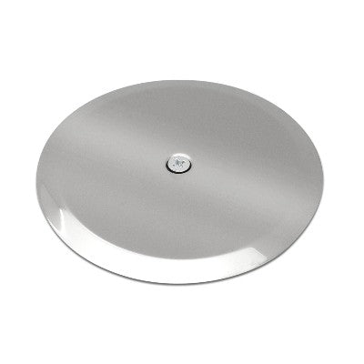 PIATTELLO SUPERIORE IN ACCIAIO Misura: Diam. 140 mm
